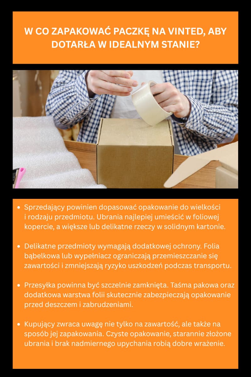 W co zapakować paczkę na Vinted, aby dotarła w idealnym stanie?